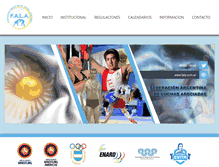 Tablet Screenshot of fala.com.ar